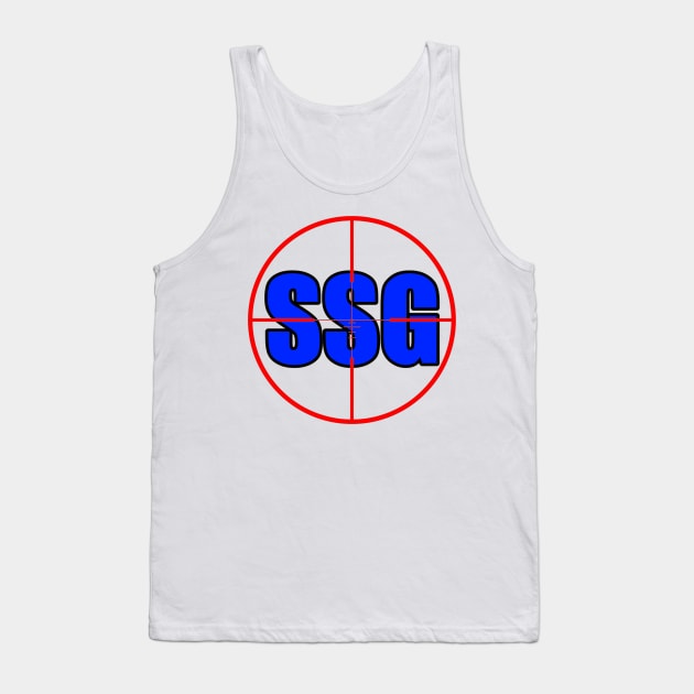 Blue SSG Logo Tank Top by SpecSniper